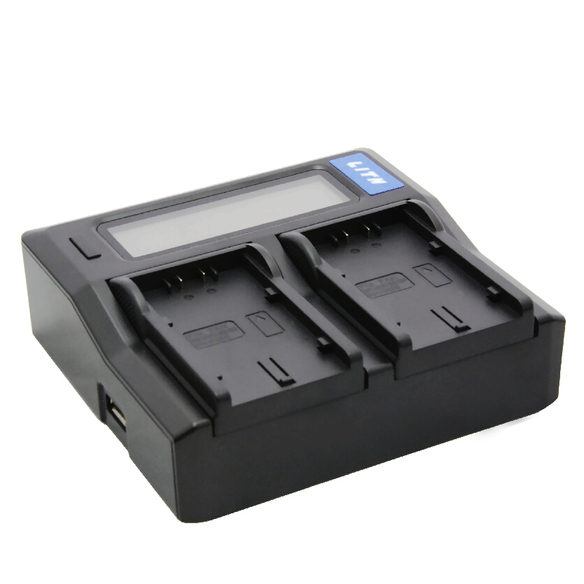 TL-2P Dual Digital Battery Charger for Panasonic CGA series DV batteries